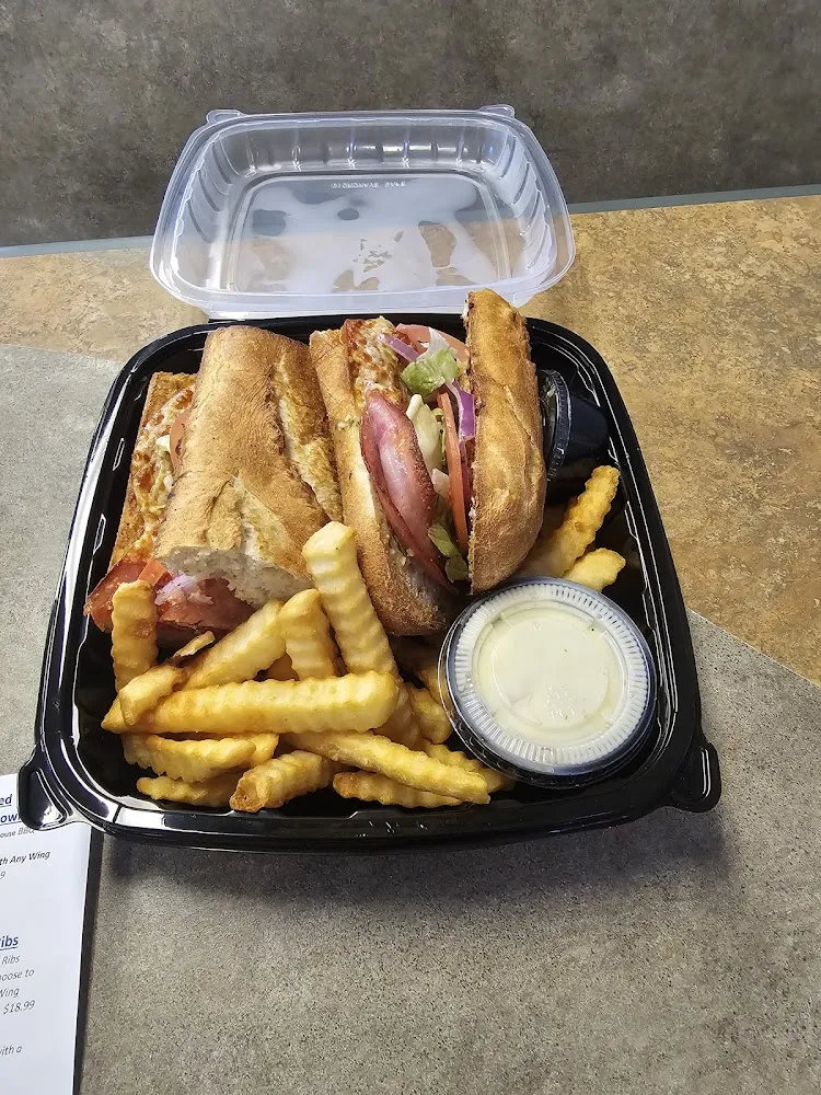 Baked Italian Hoagie with Crinkle Cut Fries
